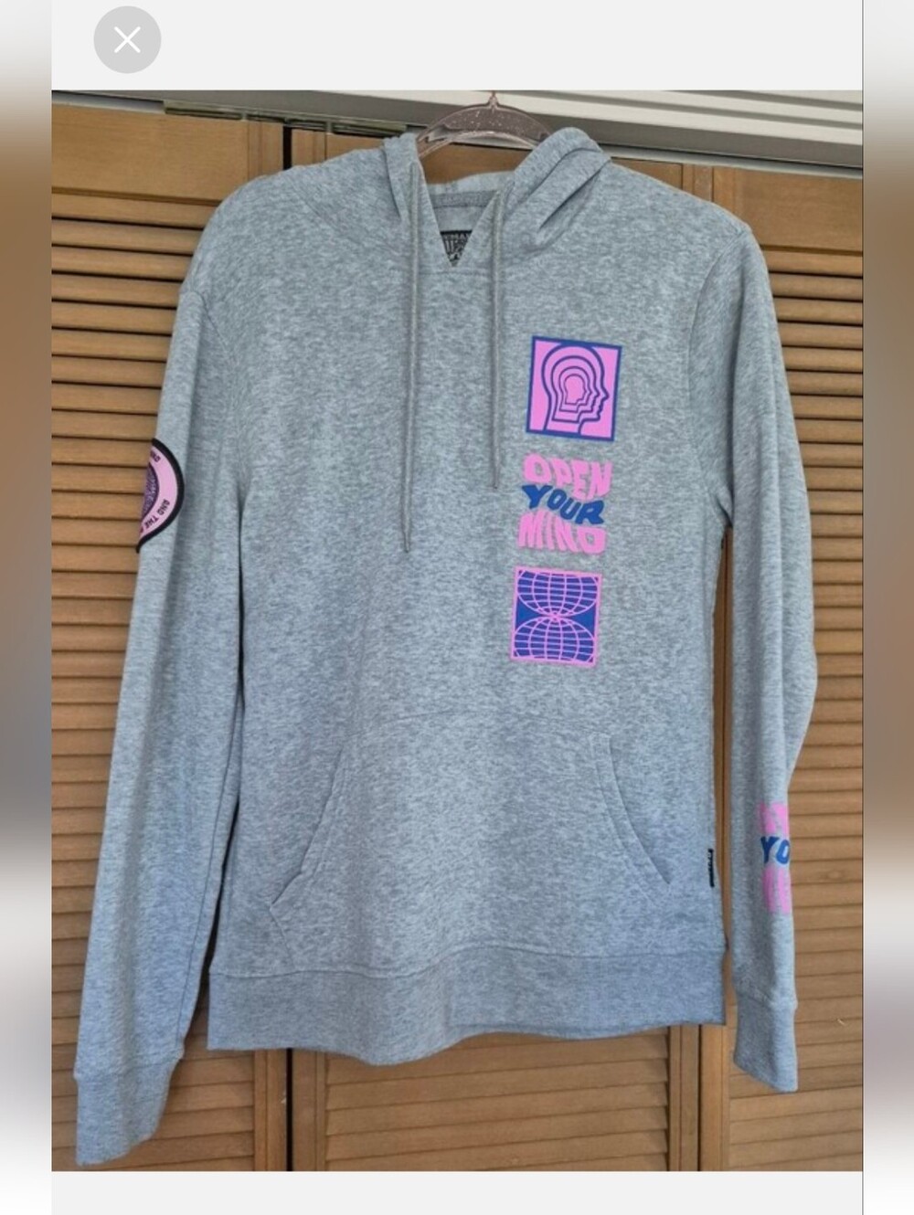 NEW! Brooklyn Cloth Hoodie  Open Your Mind